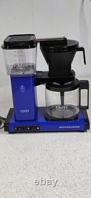 Moccamaster Coffee Maker KBG741-59643 Auto Off VERY RARE COLOR ROYAL BLUE