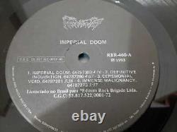 Monstrosity Imperial Doom Very Rare Lp 1993 Brutality Morbid Angel Death