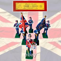 Music in Miniature Lead Soldiers Royal Anglian Colour Party, VERY RARE SET