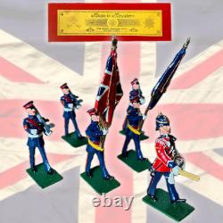 Music in Miniature Lead Soldiers Royal Anglian Colour Party, VERY RARE SET