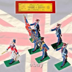 Music in Miniature Lead Soldiers Royal Anglian Colour Party, VERY RARE SET