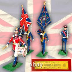 Music in Miniature Lead Soldiers Royal Anglian Colour Party, VERY RARE SET