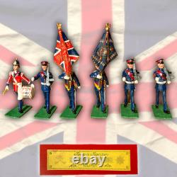 Music in Miniature Lead Soldiers Royal Anglian Colour Party, VERY RARE SET