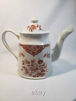 NEW & VERY RARE! J & G Meakin England Royal Staffordshire Old Pekin Brown Teapot