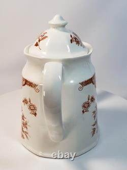 NEW & VERY RARE! J & G Meakin England Royal Staffordshire Old Pekin Brown Teapot