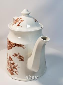 NEW & VERY RARE! J & G Meakin England Royal Staffordshire Old Pekin Brown Teapot