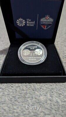 NFL Royal Mint medallion Raiders Vs Bears -Very Rare Coin Collectable