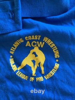 Nelson Royal's Atlantic Coast Wrestling Staff Shirt VERY RARE