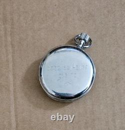Nero Lemania Royal Navy Issued Stop Watch 0552/521-3169 Very Good Condition Rare