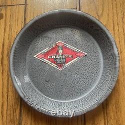 Nesco Royal Granite Enameled Ware Circa 1918 Very Rare WithOriginal Sticker