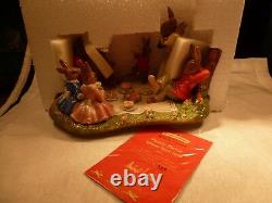 New Very Rare Royal Doulton Bunnykins 2010 Tableau Family Picnic Just 400 Made