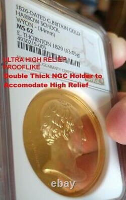 Ngc Ms62 1826 18 Ducats Gold Great Britain Wyon Royal Mint Original-very Rare