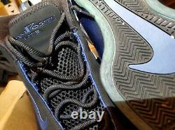Nike Air Foamposite Lite Rare Item Sz12 Very Good Condition Black/Dk Royal