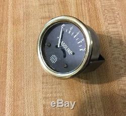 Nos Us Gas Gasoline Level Gauge Very Rare Prewar Race Car Dash Instrument Old