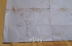 Old original map of Royal Romania Bessarabia 1929, VERY rare kingdom era