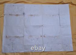 Old original map of Royal Romania Bessarabia 1929, VERY rare kingdom era