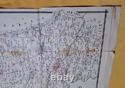 Old original map of Royal Romania Bessarabia 1929, VERY rare kingdom era
