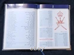 Oman Early Royal Court Affairs Issued Unused Diary With Picture Rare