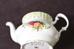 One of a kind Royal Albert Old Country Roses SPRING Large Teapot- very rare