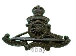 Original WW2 Royal Artillery Plastic Economy Cap Badge KC Vintage Very Rare