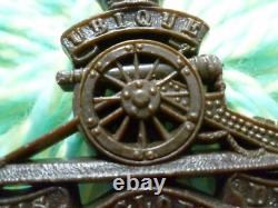 Original WW2 Royal Artillery Plastic Economy Cap Badge KC Vintage Very Rare