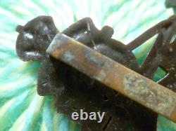 Original WW2 Royal Artillery Plastic Economy Cap Badge KC Vintage Very Rare