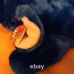 PEANUT the Beanie Baby Made In This Royal Blue Extremely Rare Very Valuable Ty