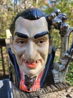 PROTOTYPE Royal Doulton Dracula D7053 Toby VERY RARE UNIQUE COLORWAY MUSEUM ART