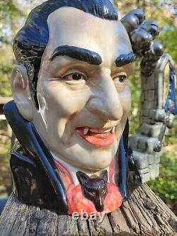 PROTOTYPE Royal Doulton Dracula D7053 Toby VERY RARE UNIQUE COLORWAY MUSEUM ART