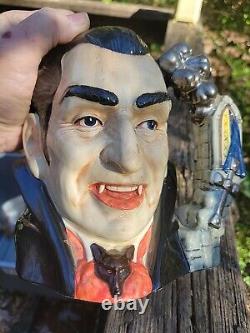 PROTOTYPE Royal Doulton Dracula D7053 Toby VERY RARE UNIQUE COLORWAY MUSEUM ART