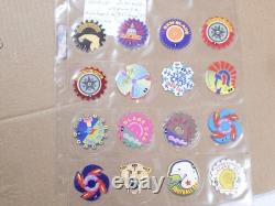 Pogs/milkcaps Slammer Whammers Blade Caps Complete Set Of 30 Very Rare Set