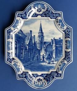 Porceleyne Fles 1980 Schevingen Plaque 23 x 30cm Royal Delft VERY VERY RARE