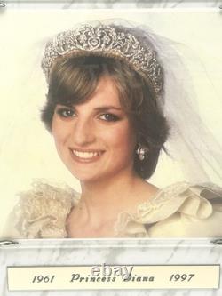 Princess Diana Memorial Plaque. VERY RARE AND LIMITED