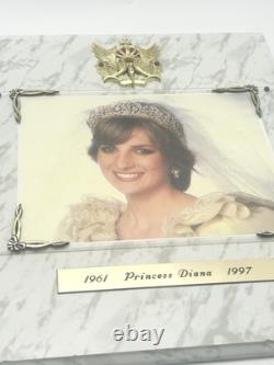 Princess Diana Memorial Plaque. VERY RARE AND LIMITED