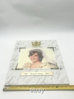 Princess Diana Memorial Plaque. VERY RARE AND LIMITED