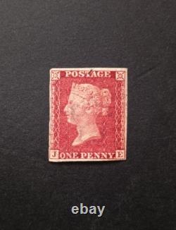 Queen Victoria 1864 1d Pl. 66 LC Unperforated Royal Reprint Very Rare Certificate