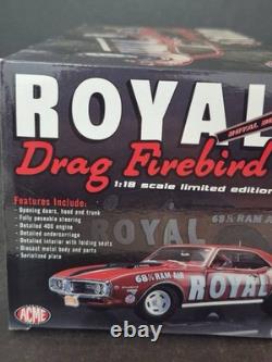 RARE 1/18 Acme 1968 1/2 Pontiac Firebird Royal Drag Ram Air 400 A1805202