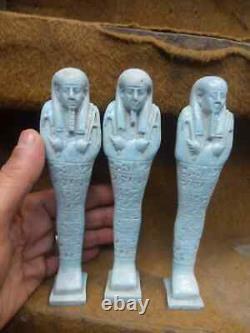 RARE ANCIENT EGYPTIAN ANTIQUES very Rare royal 3 piece Valley of the Kings BC