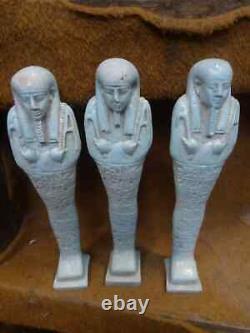 RARE ANCIENT EGYPTIAN ANTIQUES very Rare royal 3 piece Valley of the Kings BC