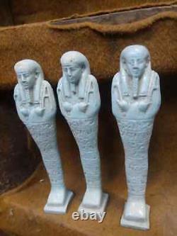 RARE ANCIENT EGYPTIAN ANTIQUES very Rare royal 3 piece Valley of the Kings BC