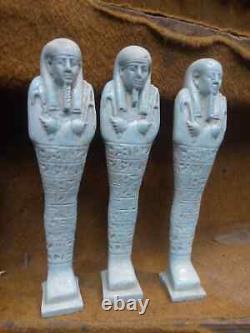 RARE ANCIENT EGYPTIAN ANTIQUES very Rare royal 3 piece Valley of the Kings BC