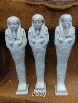 RARE ANCIENT EGYPTIAN ANTIQUES very Rare royal 3 piece Valley of the Kings BC