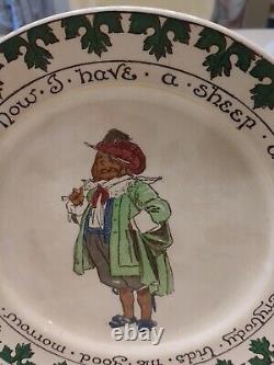 RARE ANTIQUE ROYAL DOULTON PLATE. Gallant Fishers Collect. Very Good Condition