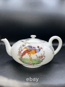 RARE! Antique 1901 VERY EARLY Royal DOULTON Bone China Teapot Edwardian Era