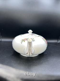 RARE! Antique 1901 VERY EARLY Royal DOULTON Bone China Teapot Edwardian Era