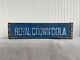 RARE BLUE Royal Crown Cola Wooden Crate Very Clean, Strong Color Rockford IL