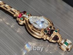 RARE Queen Elizabeth II Coronation 1953 Royal Jeweled Scepter By Alfred Philippe