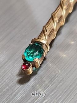 RARE Queen Elizabeth II Coronation 1953 Royal Jeweled Scepter By Alfred Philippe RARE Queen Elizabeth II Coronation 1953 Royal Jeweled Scepter By Alfred Philippe