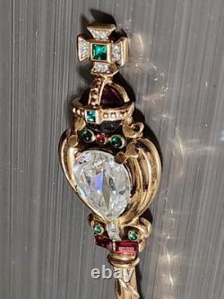 RARE Queen Elizabeth II Coronation 1953 Royal Jeweled Scepter By Alfred Philippe