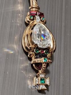 RARE Queen Elizabeth II Coronation 1953 Royal Jeweled Scepter By Alfred Philippe